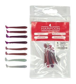 Приманка плаваюча ТЕП HARPOON Swing Impakt 1,5" 8шт колір МІХ 1