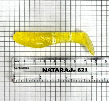 Приманка плаваюча ТЕП HARPOON KOPUTO 3" 2шт 005 Жовтий прозорий із золотими блискітками
