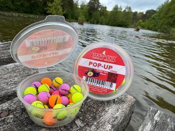 Бойл HARPOON Pop UP 10мм COLOR MIX Pokemon чорна полосочка Plum