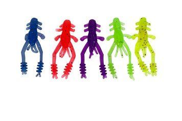 Силіконова приманка RingShrimp 1.6" Color mix 10 шт в упаковці 7407000006514 фото
